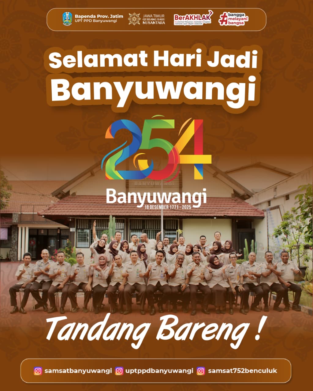 Gambar Selamat Hari Jadi Banyuwangi ke-254